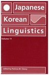 Japanese/Korean Linguistics, Vol. 11 cover